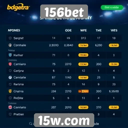 Comparação de odds no 156bet e concorrentes